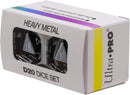 Ultra Pro - Heavy Metal D20 Dice Set - Vivid Black