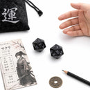 Ultra Pro - Heavy Metal D20 Dice Set - Vivid Black