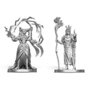 Wizkids - Dungeons & Dragons Nolzur's Marvelous Miniatures  -  Human Druid & Elf Sorcerer