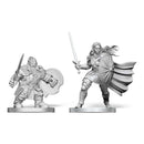 Wizkids - Dungeons & Dragons Nolzur's Marvelous Miniatures  -  Dwarf Fighter & Orc Paladin
