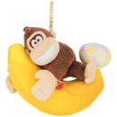 San-ei plush - Donkey Kong  Bananza - Donkey Kong & Banamondo Hanger Plush