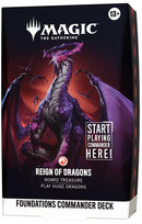 Magic The Gathering Commander Deck - Foundations - Reign of Dragons