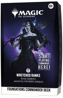 Magic The Gathering Commander Deck - Foundations - Wretched Ranks