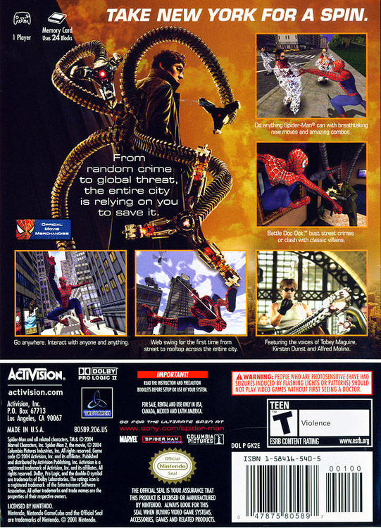SPIDER-MAN 2 (usagé)