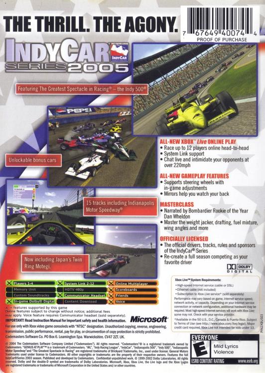 IndyCar Series 2005 (usagé)