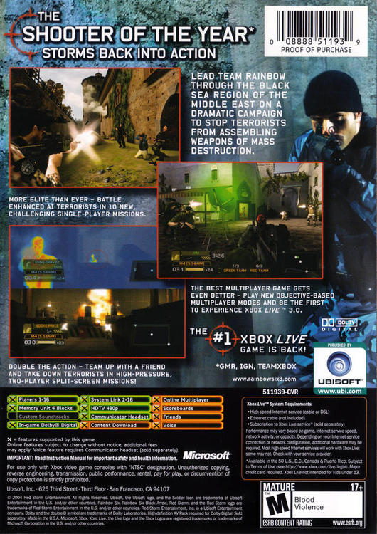 Tom Clancy's Rainbow Six 3: Black Arrow (usagé)