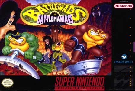 BATTLETOADS IN BATTLEMANIACS ( Cartridge only ) (used)