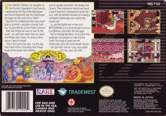 Battletoads in Battlemaniacs (usagé)
