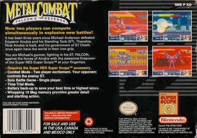 Metal Combat: Falcon's Revenge (usagé)