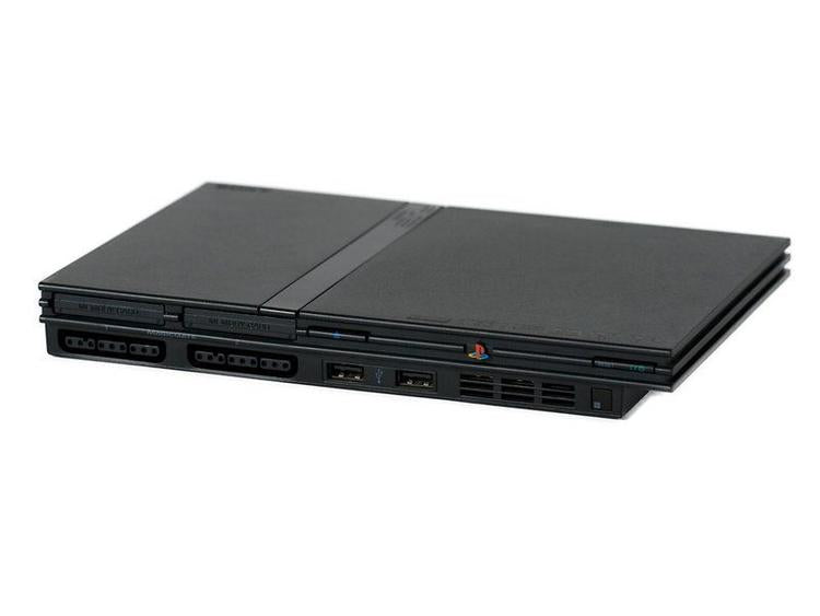 Sony PlayStation 2 slim noire  ( Boîte non incluse ) (usagé)
