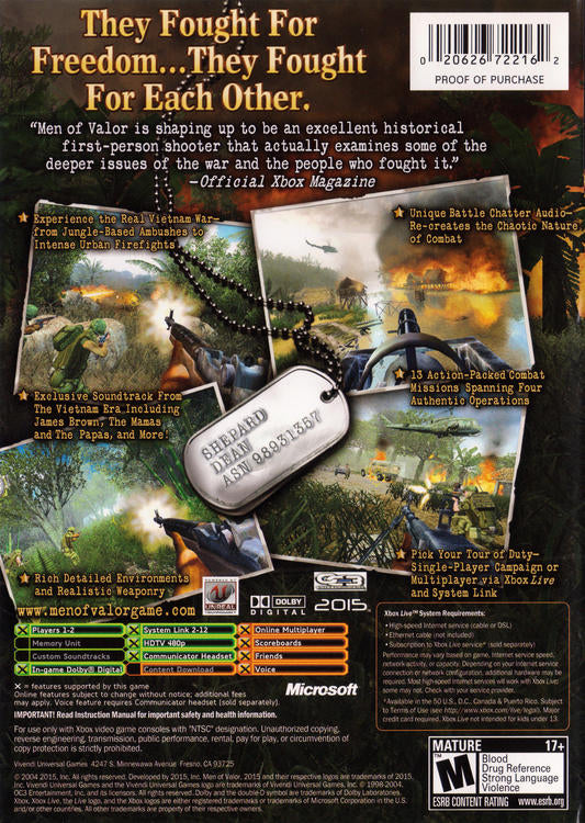 Men of Valor (used)