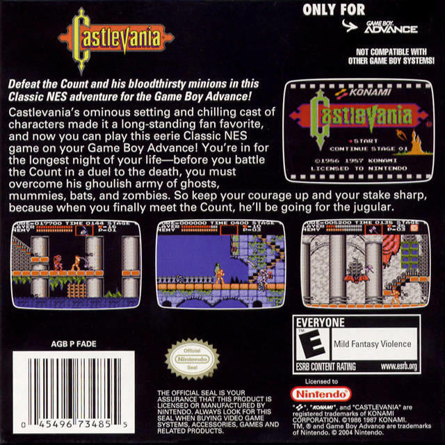 Castlevania Classic NES Series (usagé)