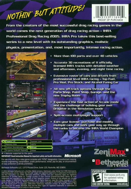 IHRA Professional Drag Racing 2005 (used)