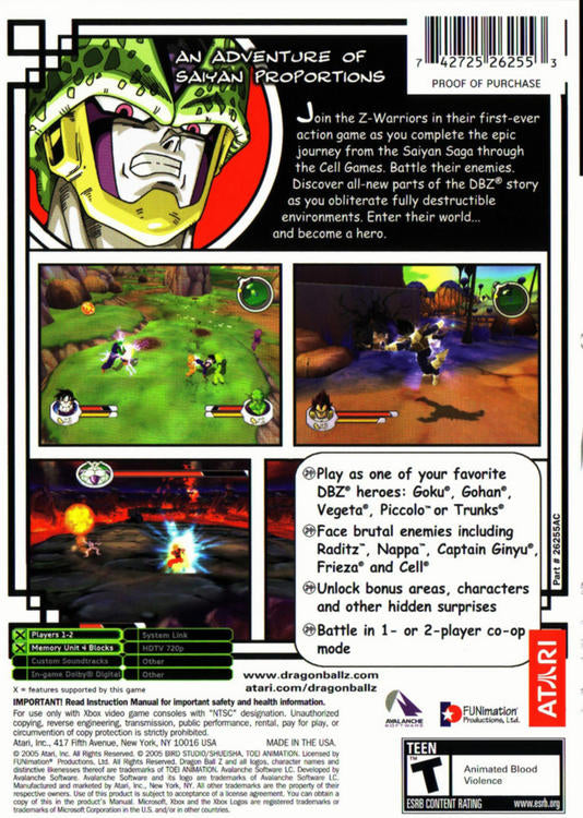 Dragonball Z Sagas (used)