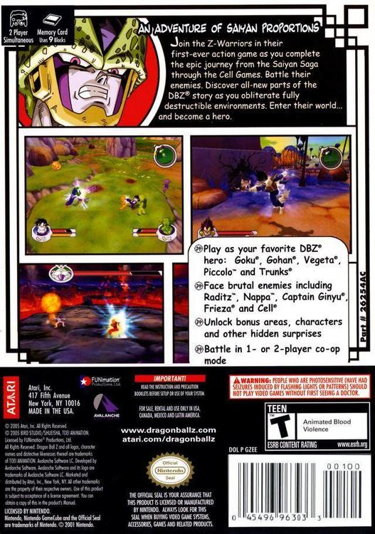 DRAGON BALL Z SAGAS (usagé)