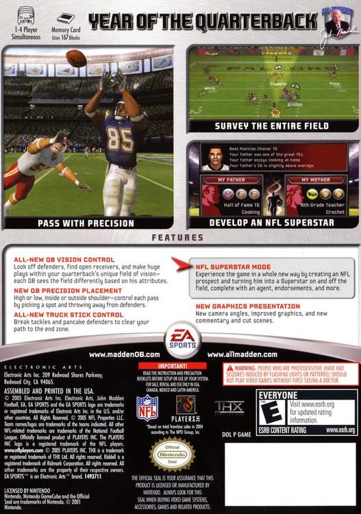 Madden NFL 06 (usagé)