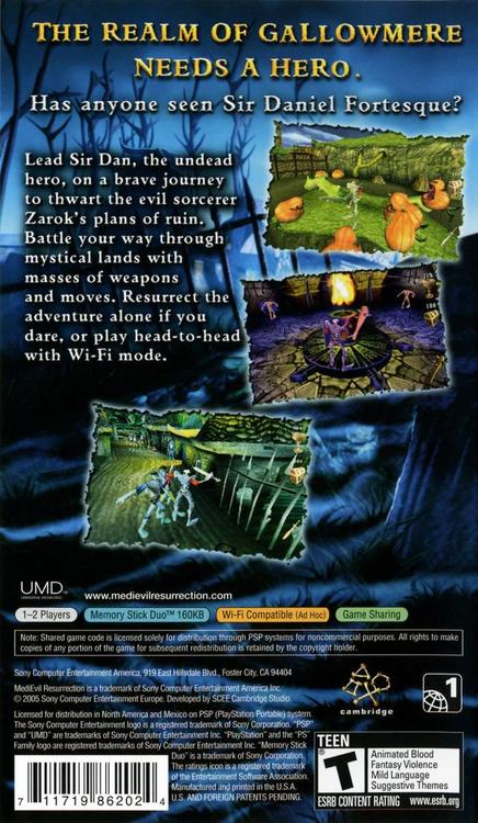 MediEvil: Resurrection (usagé)