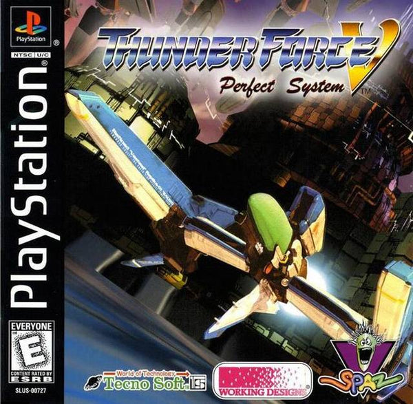 THUNDER FORCE V - PERFECT SYSTEM ( Back cover missing ) (used)