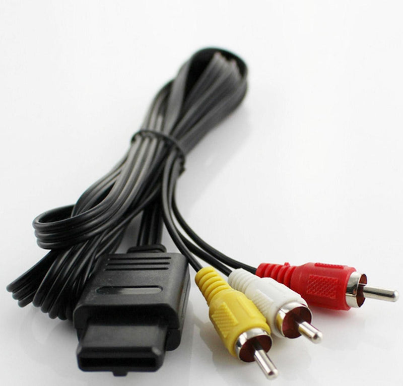 Klermon  -  Câble audio vidéo (AV) pour SNES / N64 / GAMECUBE