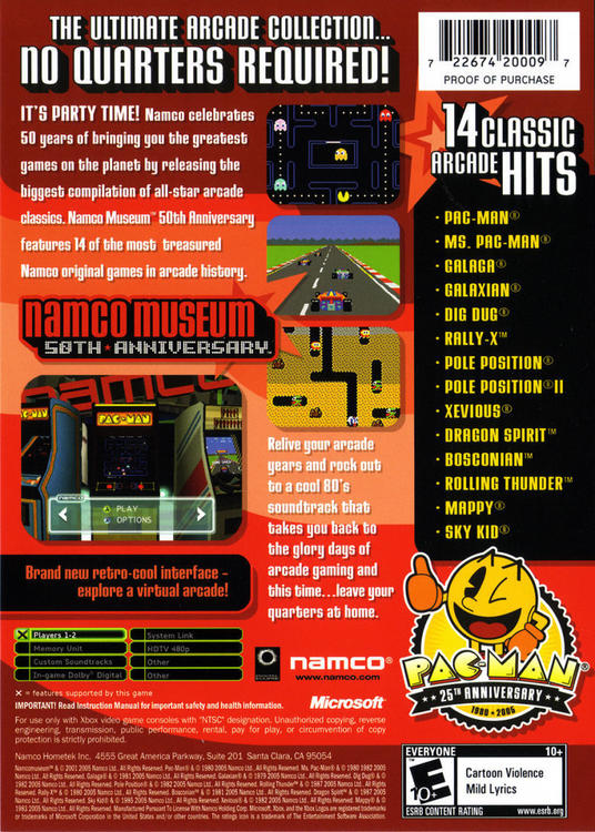 Namco Museum 50th Anniversary (used)