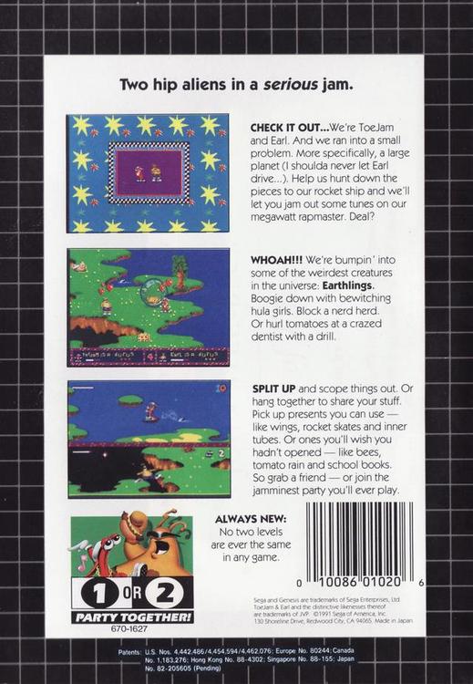 ToeJam & Earl (used)