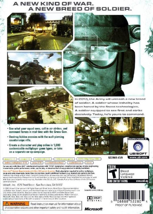 TOM CLANCY'S GHOST RECON - ADVANCED WARFIGHTER (usagé)