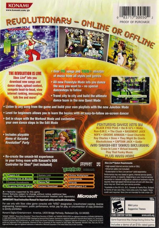 Dance Dance Revolution Ultramix 3 (used)