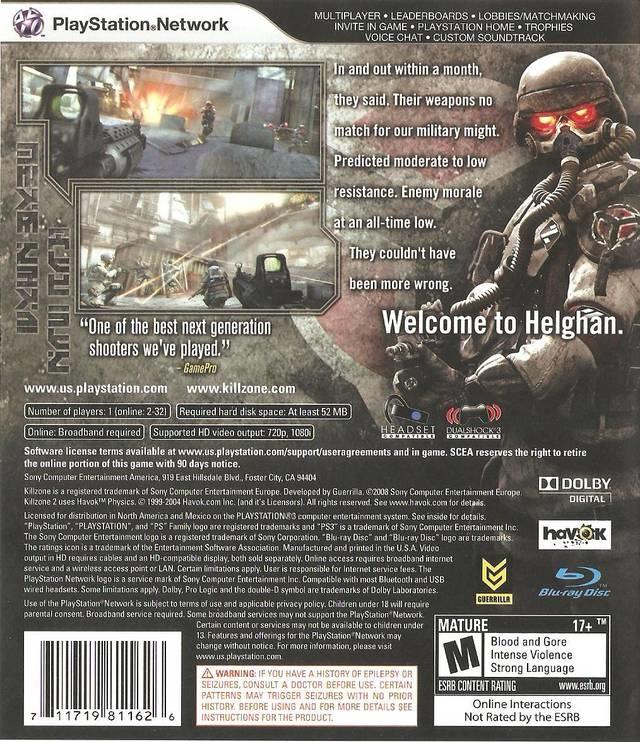 Killzone 2 (usagé)