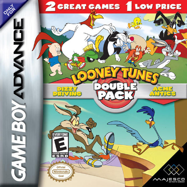 LOONEY TUNES DOUBLE PACK - DIZZY DRIVING & ACME ANTICS ( Cartridge only ) (used)