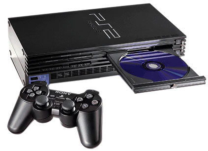 Sony PlayStation 2 Modèle 1 (fat) - noire  ( Boîte non incluse ) ( malette de transport inclus ) (usagé)