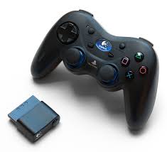 Logitech - Manette sans fil Playstation 2 - Noire (usagé)