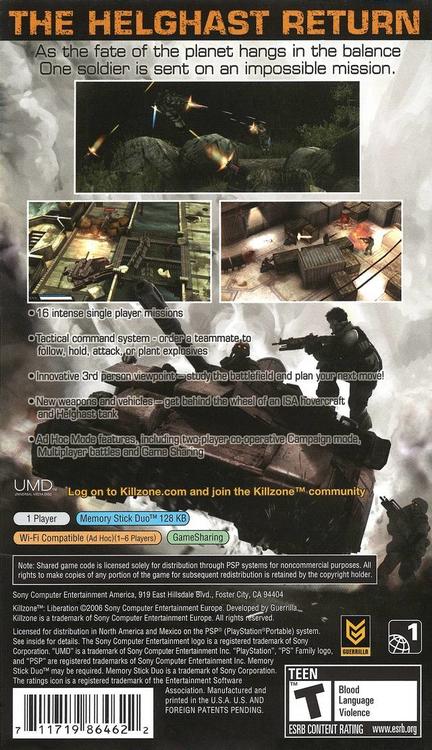 Killzone: Liberation [Greatest Hits] (usagé)