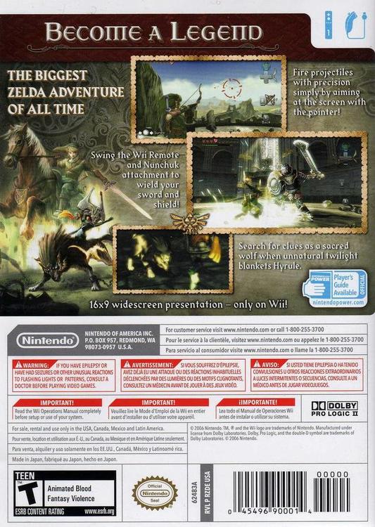 The Legend of Zelda :  Twilight Princess (usagé)