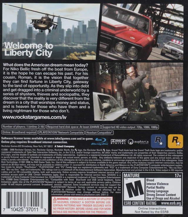 Grand Theft Auto IV  [Greatest Hits] (usagé)
