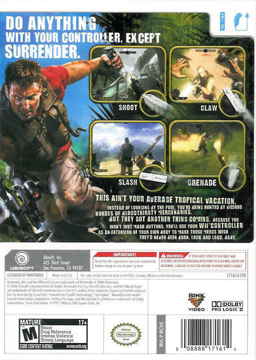 FARCRY VENGEANCE (used)