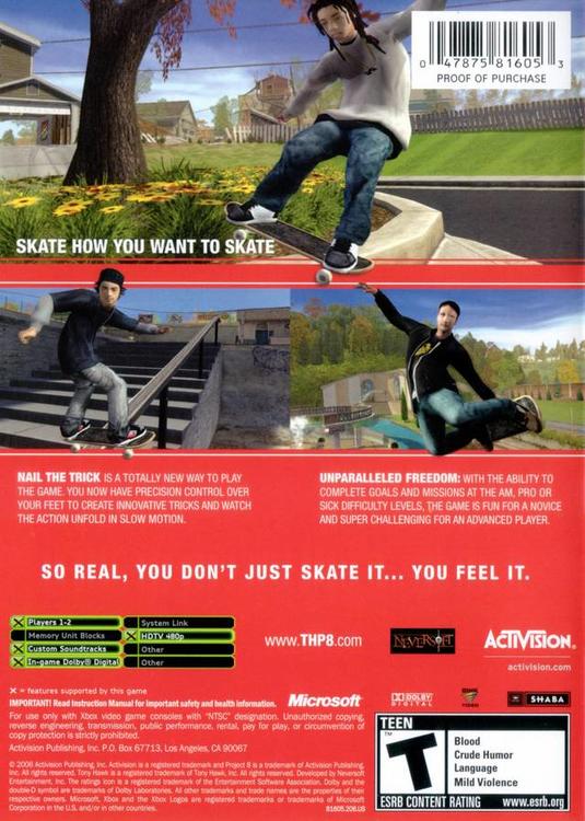 Tony Hawk's Project 8 (used)