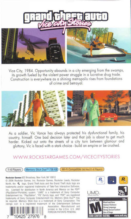 Grand Theft Auto: Vice City Stories (used)