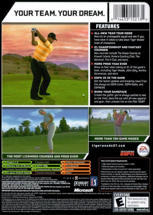 Tiger Woods PGA Tour 07 (used)