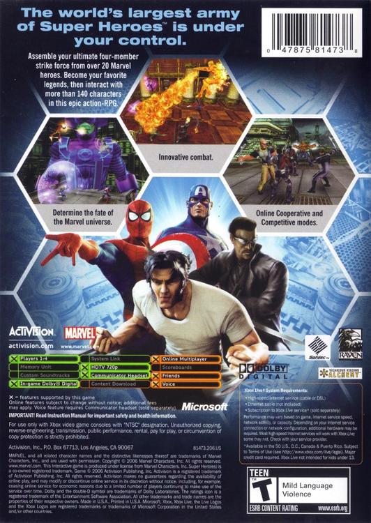 Marvel: Ultimate Alliance (used)