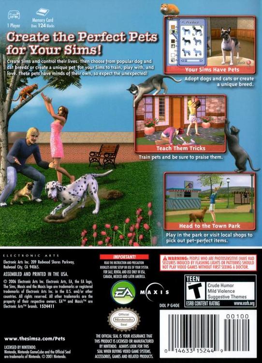 THE SIMS 2 - PETS (usagé)