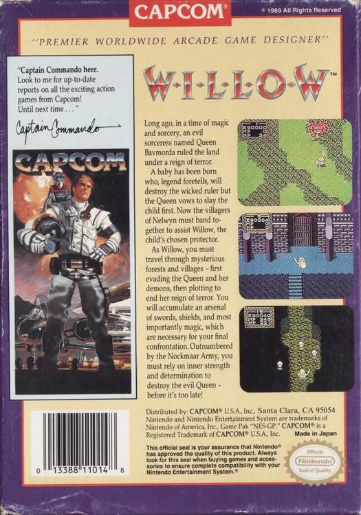 WILLOW (Cartridge only, broken but functional) (used)