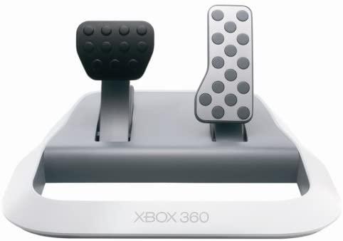 Microsoft - Official Xbox 360 Wireless Steering Wheel - White (Used)