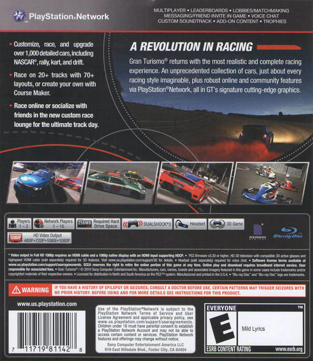 Gran Turismo 5 (usagé)