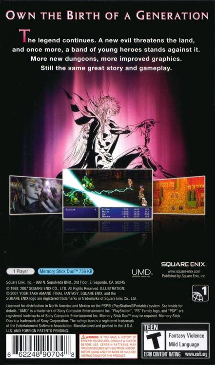 Final Fantasy II (usagé)