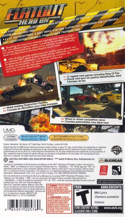 FlatOut: Head On (usagé)