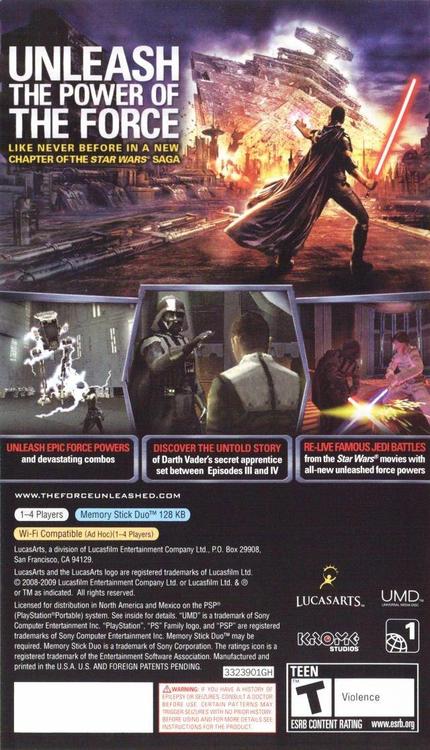 Star Wars: The Force Unleashed (used)