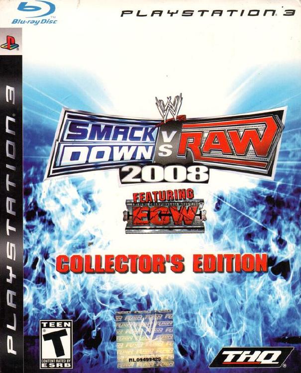 WWE SMACKDOWN VS RAW 2008 FEATURING ECW  -  COLLECTOR'S EDITION (usagé)