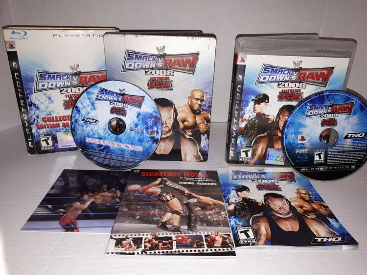 WWE SMACKDOWN VS RAW 2008 FEATURING ECW  -  COLLECTOR'S EDITION (usagé)