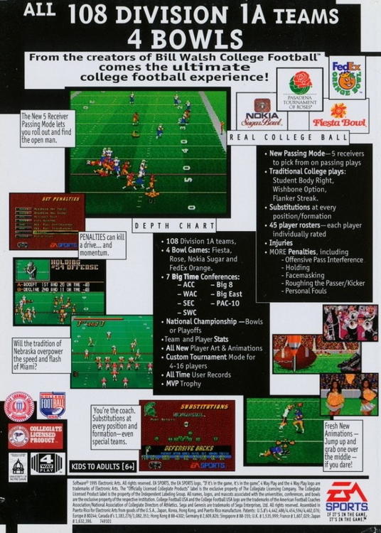 College Football USA 96 (used)