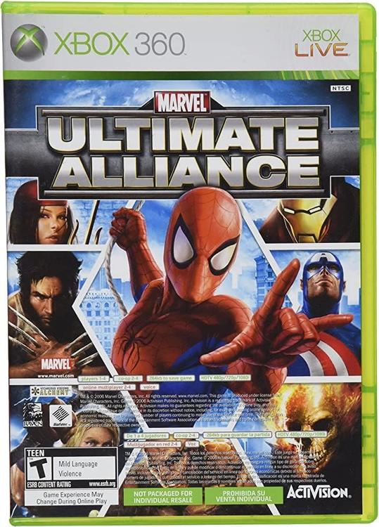 Marvel Ultimate Alliance & Forza Motorsport 2 Combo Pack (used)